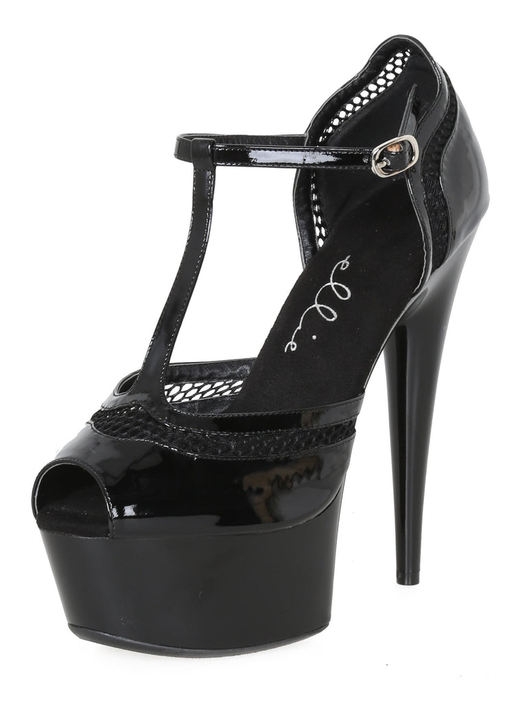 Skin Two UK Hailey Peeptoe Shoe with Strap Shoes