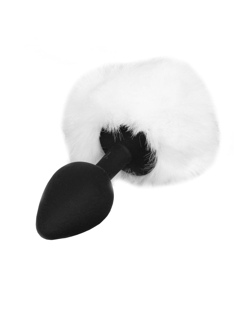 Skin Two UK Medium Black Butt with White Tail Anal Toy
