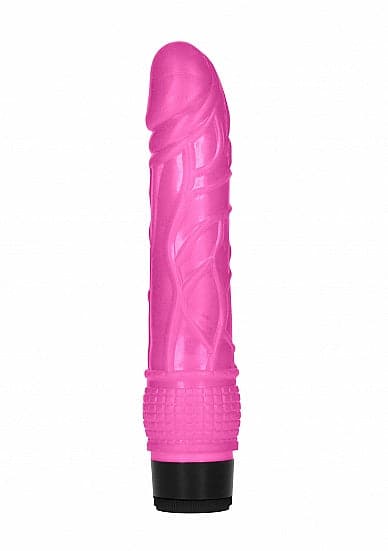 Skin Two UK 8 Inch Thin Realistic Dildo Vibe - Pink Vibrator