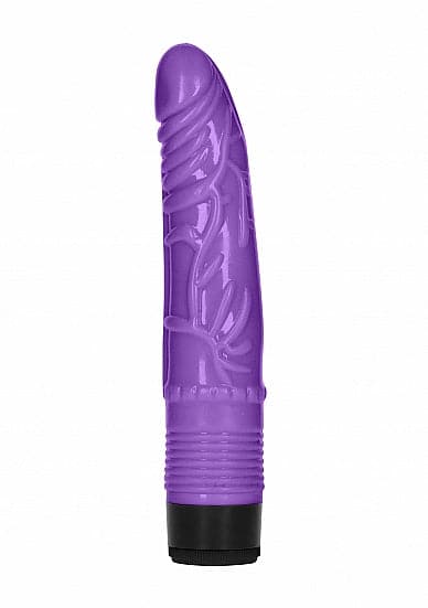 Skin Two UK 8 Inch Slight Realistic Dildo Vibe - Purple Vibrator